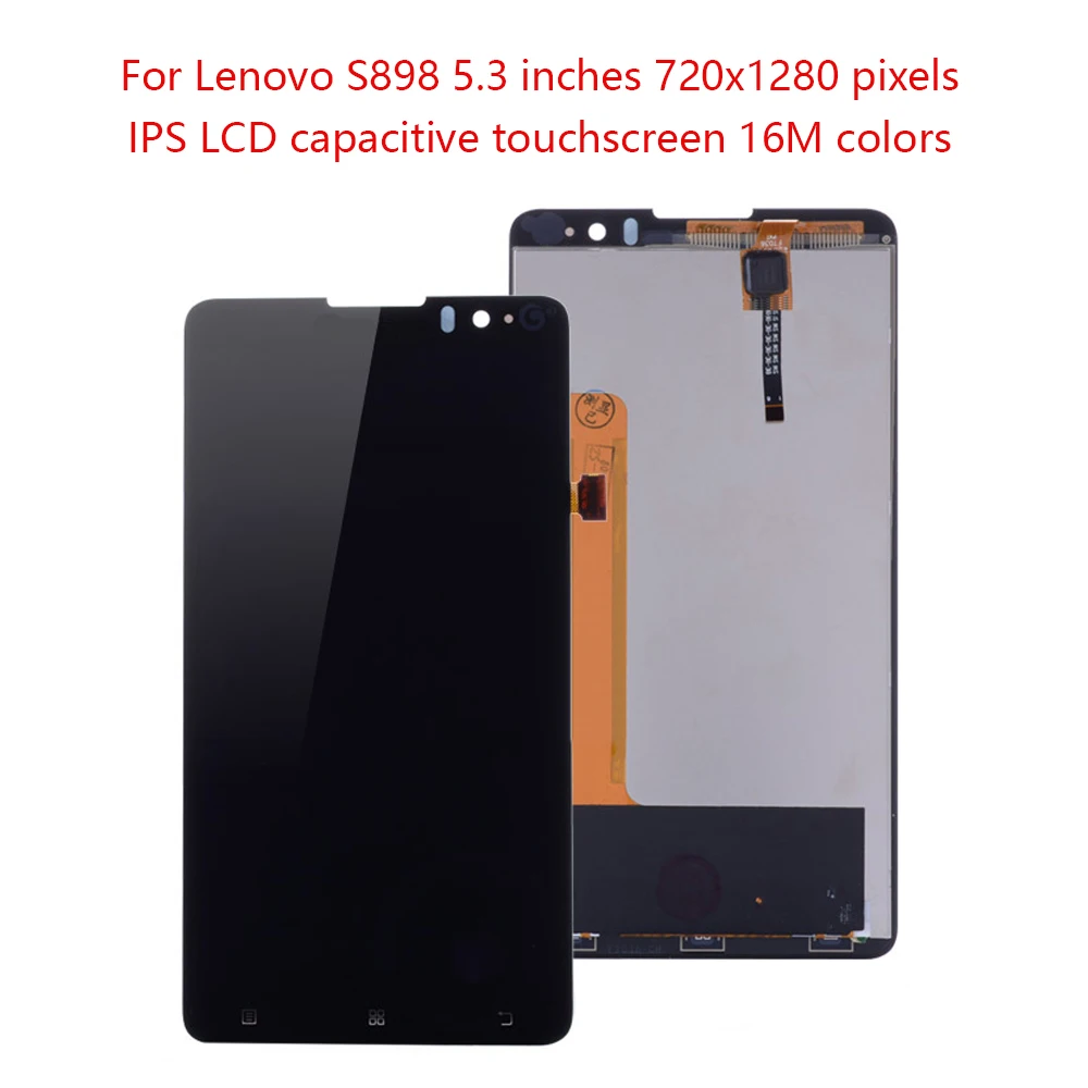 Оригинальный черный дисплей 5 3 дюйма для Lenovo S898 сменный ЖК-дисплей сенсорный