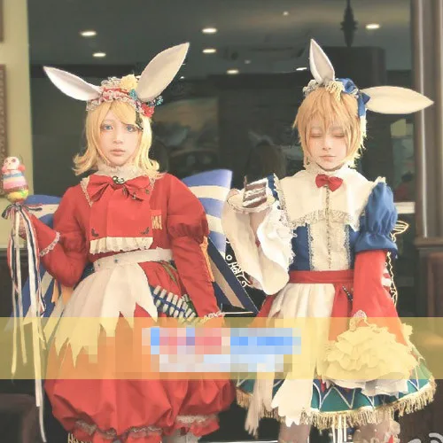 

Patisserie RIN LEN cosplay costume cute custom made/size