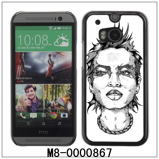 Tattoo Woman Illustration FOR HTC ONE(M8) Plastic Hard Back Case Cover Shell (M8 0000867)|m8|m8 threadm8 mp3 |