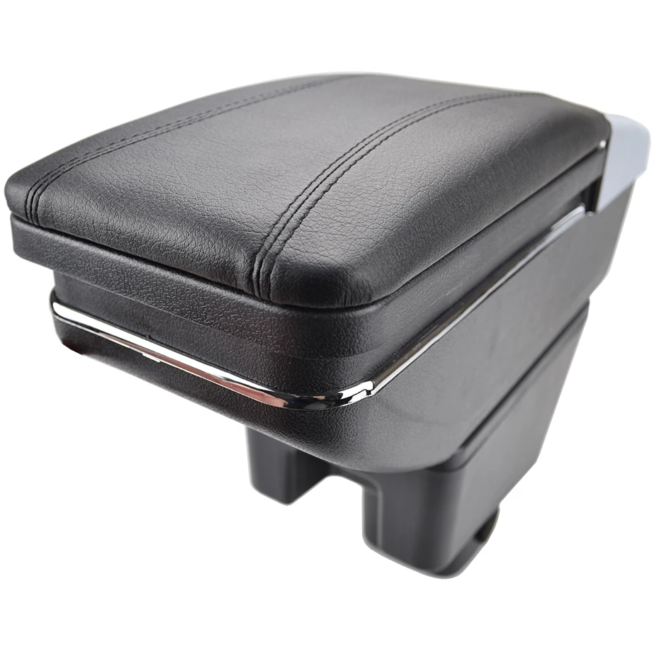 Центральный подлокотник XUKEY для Suzuki SX4 2007 2013 2008 2009 2010 2011 кожаный черный