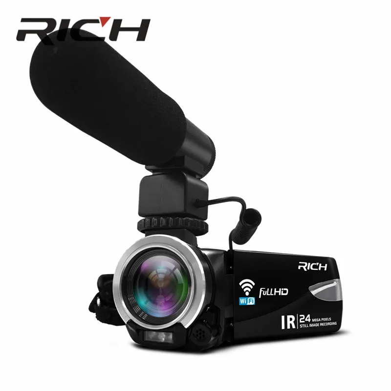 DHL RICH HD камера 800 миллиона CMOS 3 0 дюйма с WIFI NTSC/PAL выход USB2.0 инфракрасный пульт