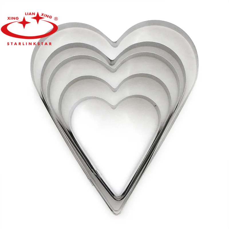 5 шт./компл. форма для торта в форме сердца виде решетки инструменты выпечки|pastry