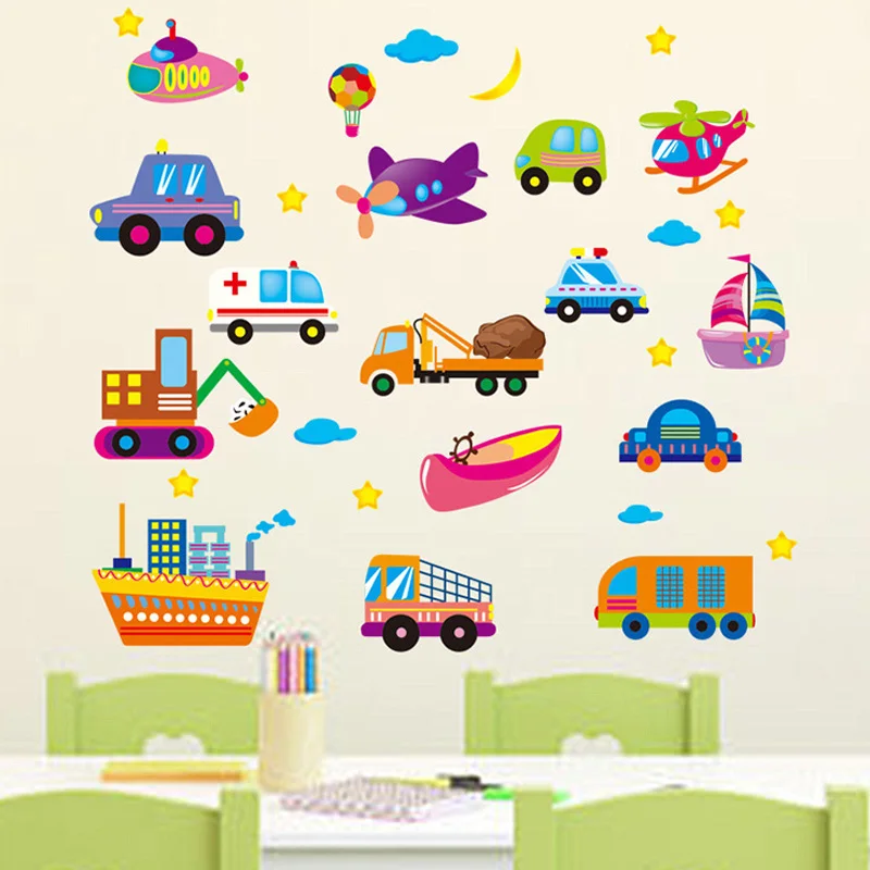 Наклейки на стену для детской комнаты спальни домашнего декора виниловые