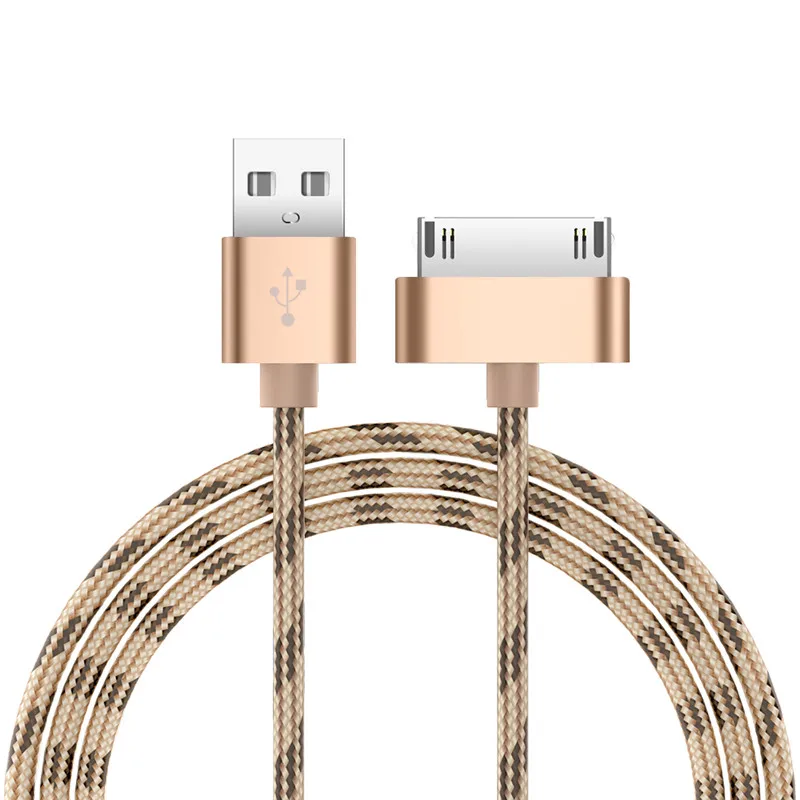 2.4A USB кабель для iphone 30 Pin зарядное устройство адаптер кабель передачи данных для быстрой зарядки для iphone 4 4S 3g S 3g iPad 1 2 3 iPod itouch
