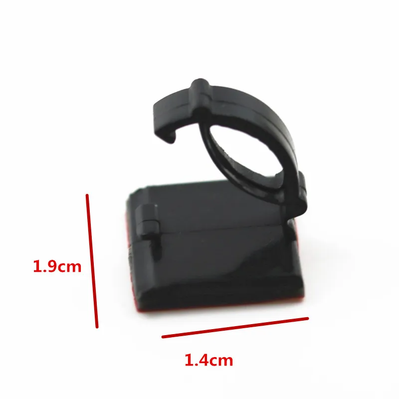 50 шт. клей Автомобильный кабель с зажимами намотки Организатор провода