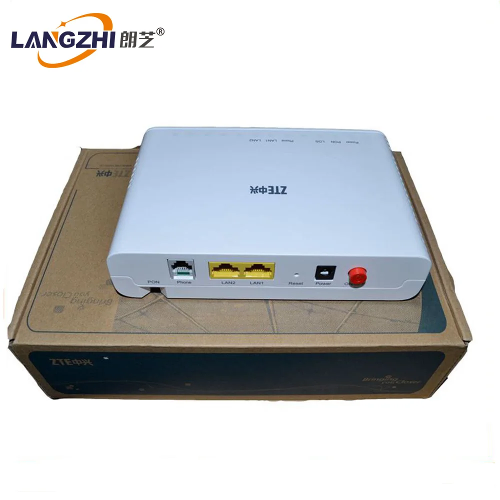 Orinigal Zte F612 2 Ethernet порт+ 1 телефон Порт en Gpon терминал Ftth Ont toepasting OP Ftth модус энгелс версия H.248/SI