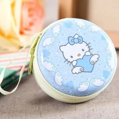 Hello kitty мини держатель сумки для наушников Аксессуары Наушники коробки перевозки