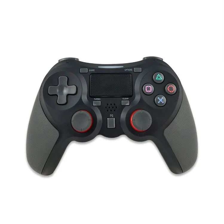 Haoba PS4 Bluetooth контроллер P S 4 хост геймпад P S 4 беспроводной Bluetooth контроллер беспроводной геймпад для ps 4 wirelees геймпад - Цвет: Черный