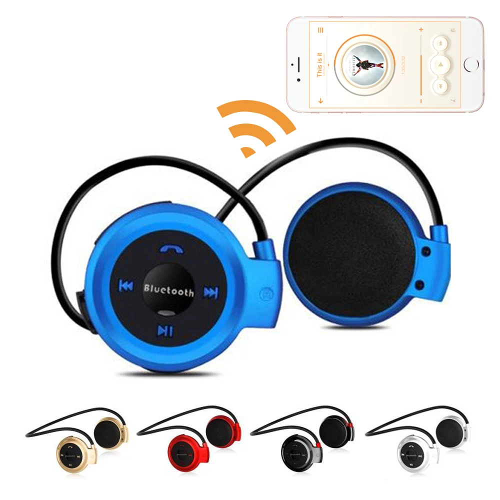 Reotgtu новые мини Bluetooth наушники Handsfree MP3 плеер Беспроводная стерео Спортивная