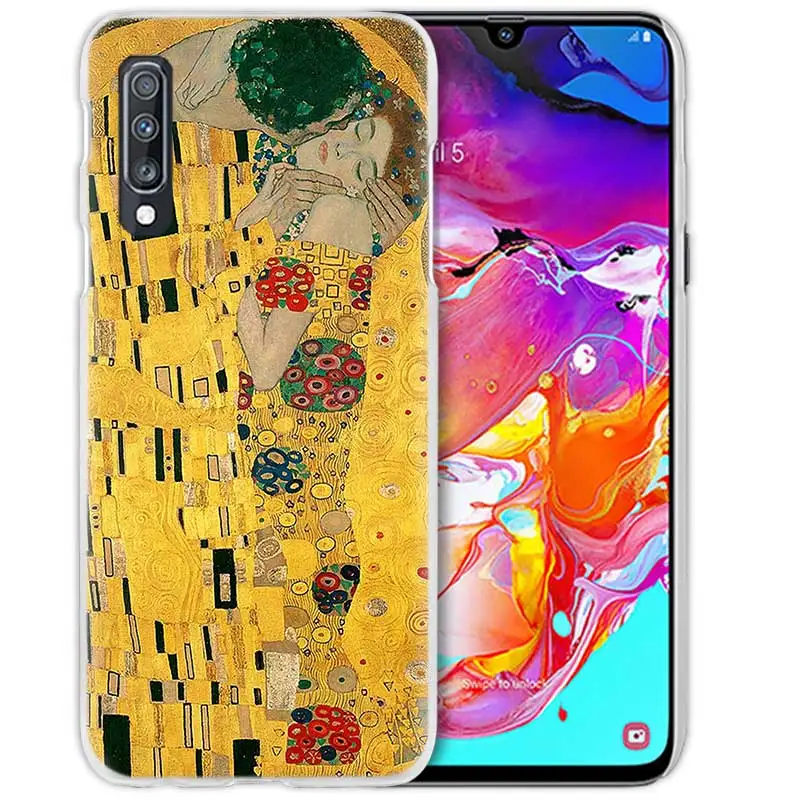 05 Чехол Kiss Gustav Klimt для samsung Galaxy A50 A70 A20e A40 A30 A20 A10 A8 A6 Plus A9 A7 жесткий прозрачный чехол для телефона из поликарбоната - Цвет: 05