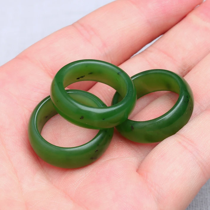 Кольцо Hetian jade Jasper зеленое кольцо для мужчин и женщин пары отзыв из нефрита