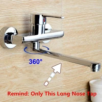 360 rotate shower faucet tap long nose outlet swivel nozzle taps kitchen accessories