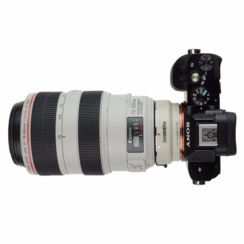Электронный адаптер автофокуса для объектива Canon EOS EF-S для sony NEX A7 A6000 NEX белая версия