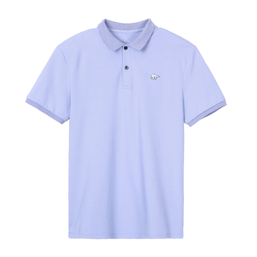 Pioneer Camp Golf Polo рубашка мужская из хлопка с коротким рукавом Повседневная Мужская s Polo Базовая летняя розовая фиолетовая темно-синяя рубашка поло мужская