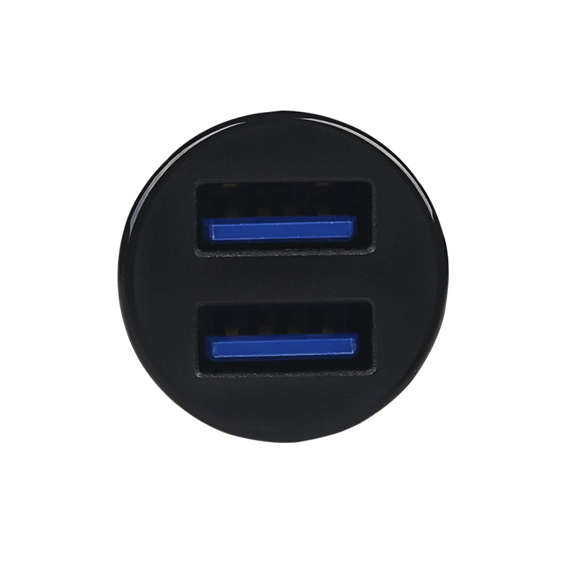 Универсальное автомобильное зарядное устройство с двумя USB портами а 5 В|Кабели