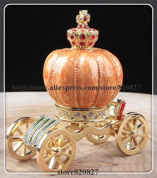 Новая карета ювелирных изделий безделушка коробка фигурка Карета для Золушки в