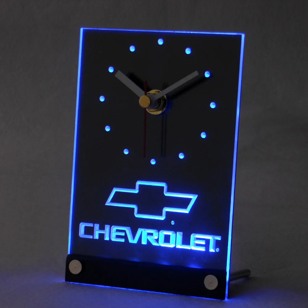 Tnc0817 Chevrolet 3D LED настольные часы|3d led clock|3d clockclock 3d |
