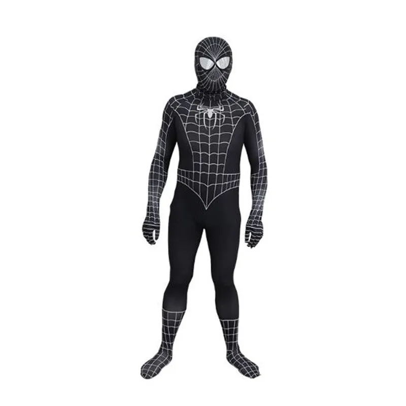 Горячая Распродажа на Хэллоуин 3D цифровая печать Zentai Spiderman 3 полноразмерные