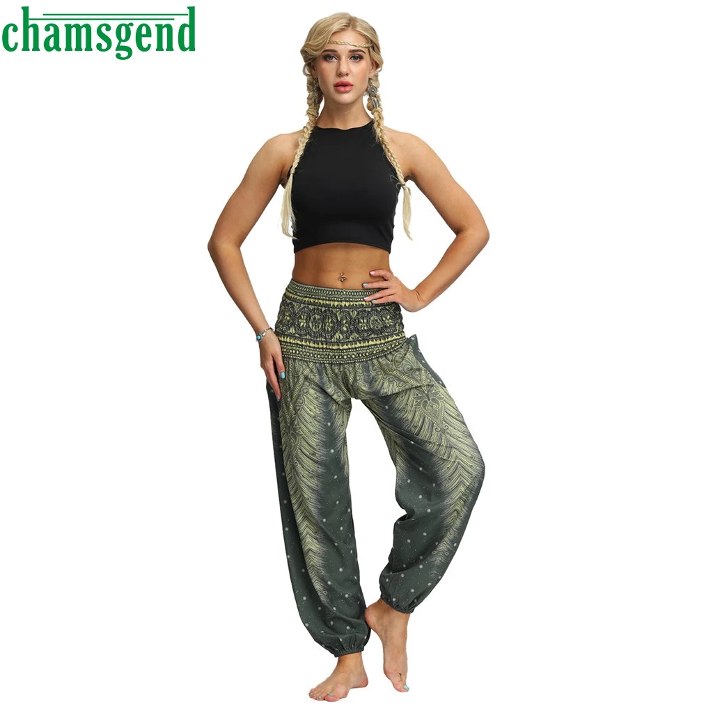 Спортивные брюки CHAMSGEND повседневные свободные спортивные для йоги мешковатые