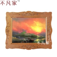 dollhouse 112 scale wholesale miniature classical beautiful sunset oil painting d 16