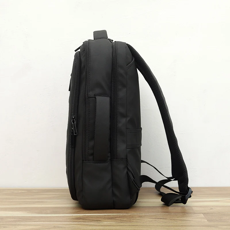 Мужской модный деловой мужской рюкзак для ноутбука одноцветная уличная