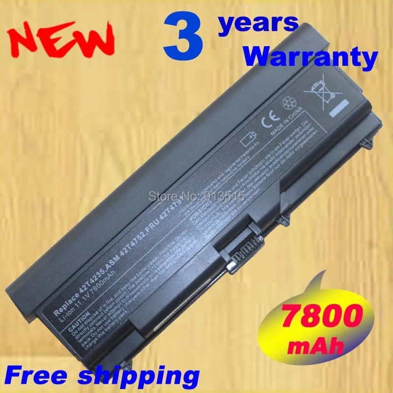 Аккумулятор 7800 мАч для Lenovo ThinkPad T410i T420 T510 T510i T520 T520i W510 SL410 | Компьютеры и офис