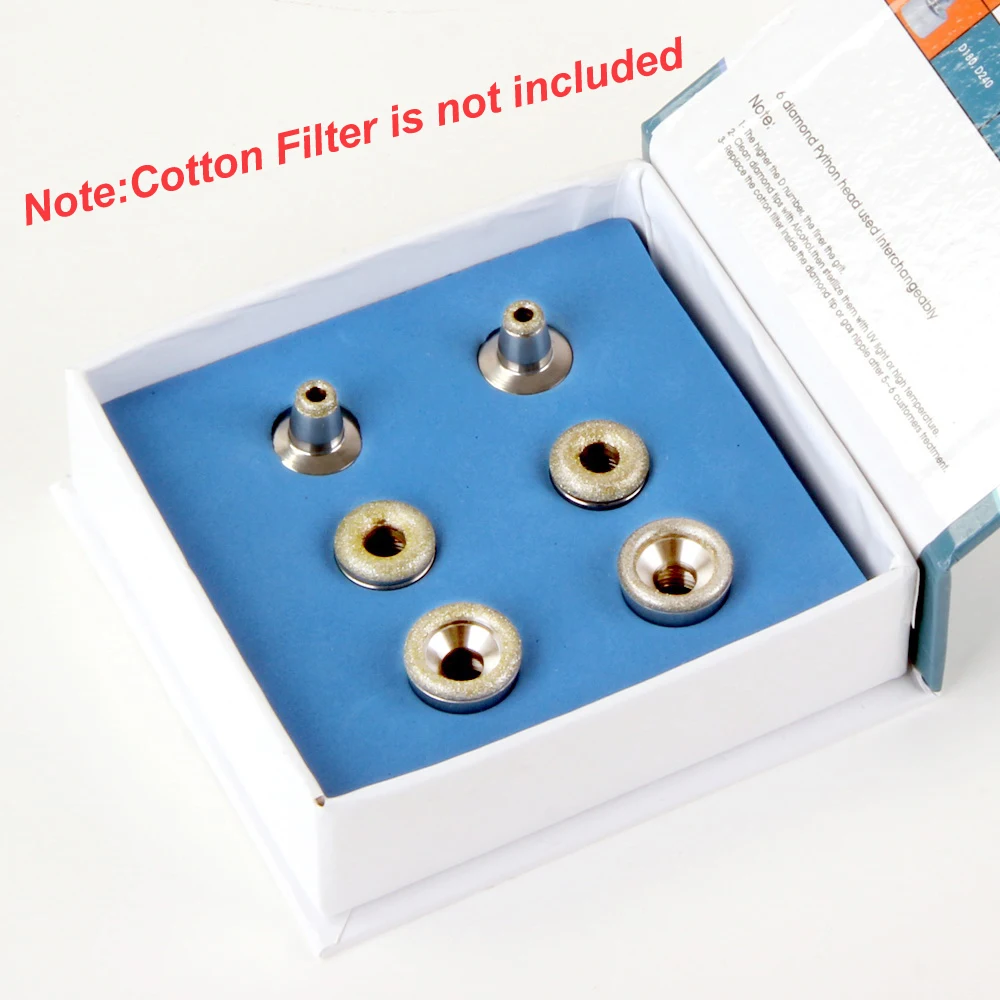 Elitzia ETTP03 инструменты для ухода за кожей алмазная Замена дермабразии 6 насадок |