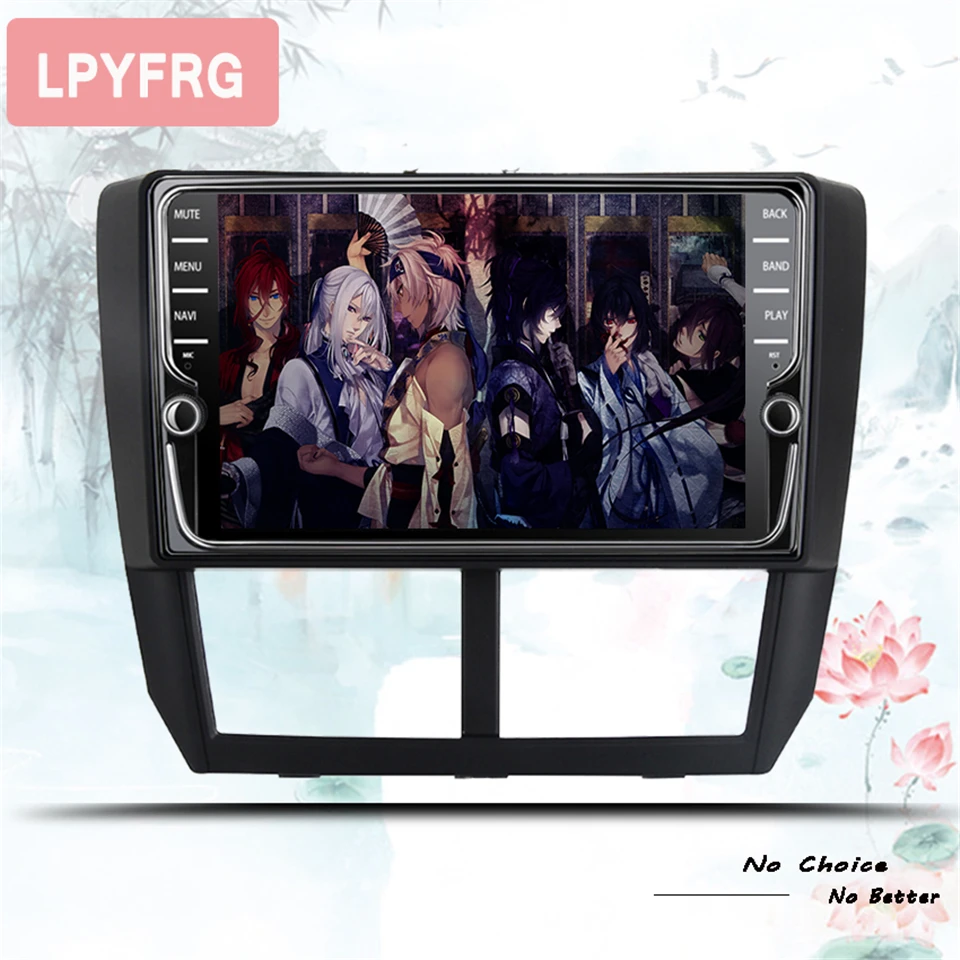 Автомобильный мультимедийный плеер 1Din 8 &quot радио GPS Android 10 0 для Subaru Forester 2008 2012 4 Гб +
