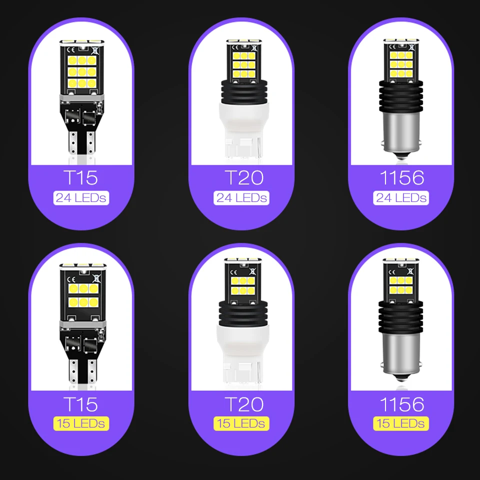 Автомобильный задний фонарь LDRIVE 1156 LED Canbus BA15S/P21W BAU15S/PY21W T15/W16W T20/W21W 3030 SMD стоп-сигнал