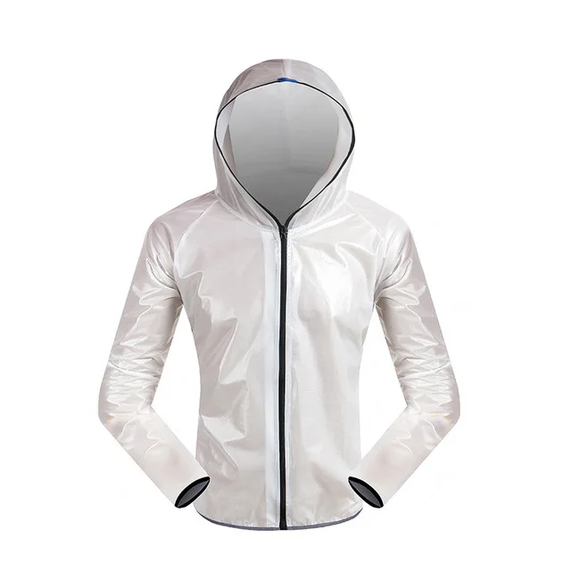 Мужская одежда для велоспорта, дождевик MTB, куртка для велоспорта, Ropa Ciclismo, ветрозащитная ветровка, одежда из ТПУ, велосипедные дождевики H053 - Цвет: Coat White