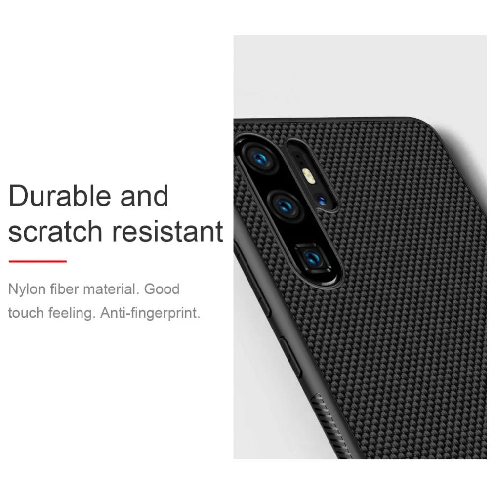 Nillkin нейлон PC пластик задняя крышка для huawei P30 Текстурированный чехол Защитная крышка для huawei P30 pro