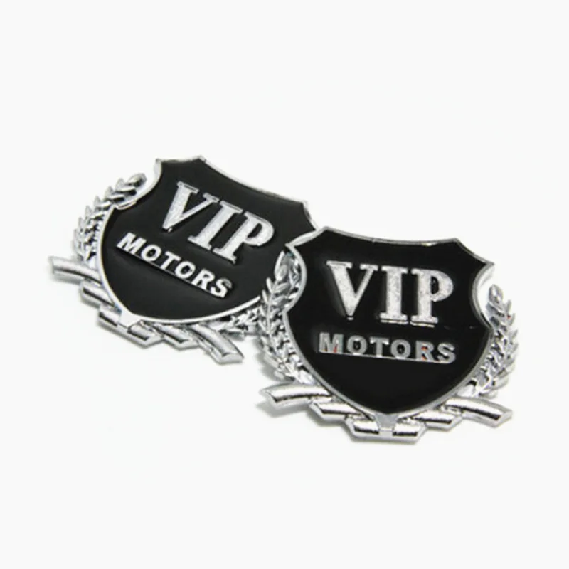 

2PCS Car Sticker MOTORS Emblem Badge VIP Decal For Nissan Teana X-Trail Qashqai Livina Tiida Sunny March Murano Geniss Juke