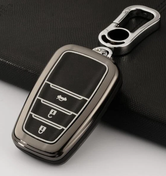 Подарочный ТПУ чехол для ключей Toyota Camry Highlander Prado Crown Land Cruiser Prius CHR C-HR RAV4 Corolla Vitz