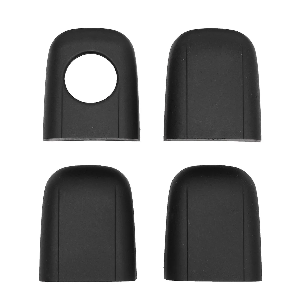 Черная защитная крышка замка L & R дверного чехол накладка с прокладкой
