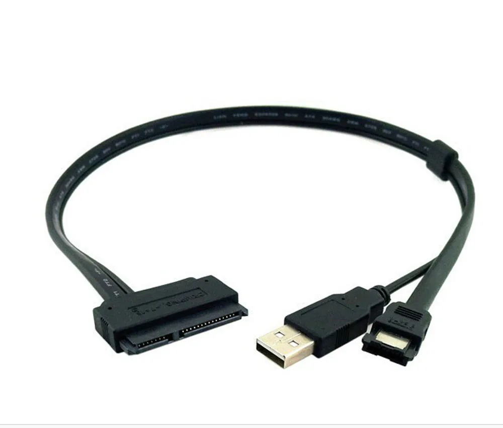 1 шт. жесткий диск SATA 22Pin к eSATA кабель с питанием от USB адаптер Прямая доставка l1106 #2|