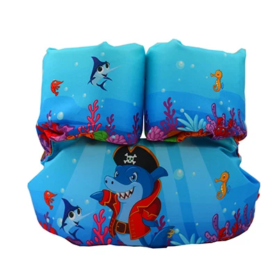 shark YUYU float swim Flamingo pool float Child Swimming Vest Life Jacket Kid float swim pool Swim Arm Ring Safety Training float - Цвет: shark