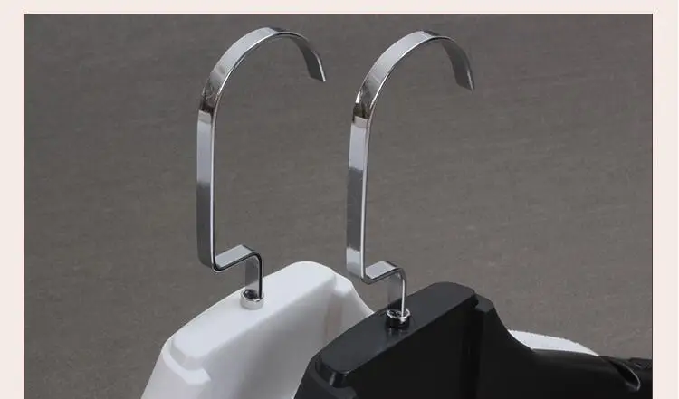 8 шт./лот Нескользящая черная белая широкая плечевая пластиковая вешалка для