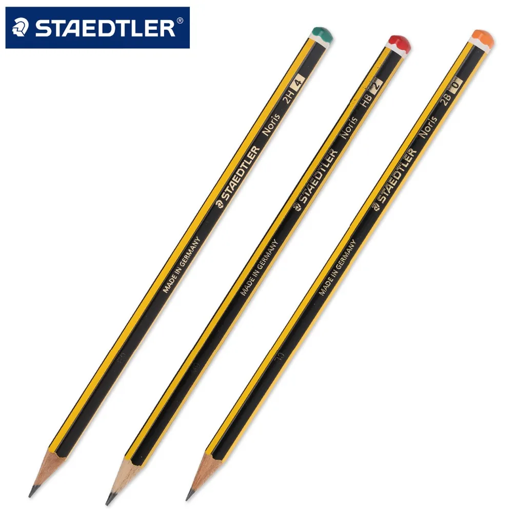 6 шт. Staedtler 120 noris карандаши для рисования и эскизов 2 H HB 2B|pencil knife|pencil drawerpencil clothing |