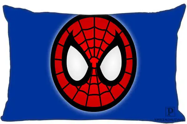 Rectangle Pillowcase Пользовательские Бэтмен и Человек-паук логотип молния на прямоугольную наволочку 35x45,40x60 см(с одной стороны печати) 180516-09 - Цвет: Rectangle Pillowcase