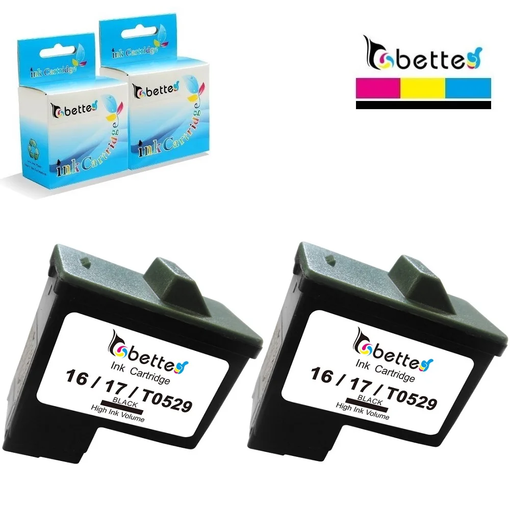 Картриджи черные 2PK для принтера Lexmark 16 10N0016 Z601 Z602 Z603 Z605 Z611 Z612 Z614 Z615 Z617 Z640 Z645 Z717 Z817