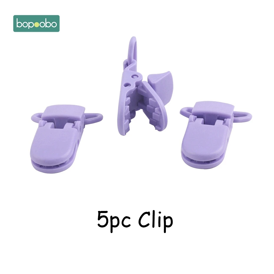 Purple Clip Нейлоновая веревка, 20 м/лот, сатиновые шнуры, 1 мм, сделай сам, аксессуары для струн, Детские Силиконовые Прорезыватели для зубов, пластиковые клипсы, Прорезыватель для зубов - Цвет: Purple Clip