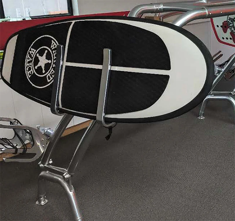 Полка для хранения Reborn Wakeboard глянцевый черный стеллаж серфинга|surfboard rack|rack surfboard |
