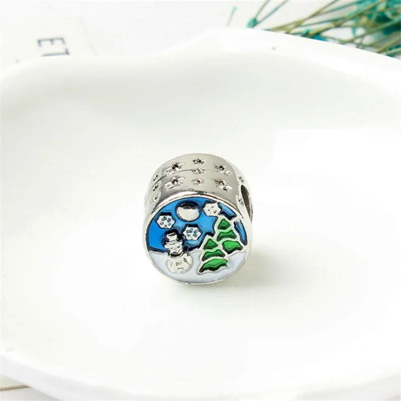 AD015(1) сплав красно зеленый цвет Рождественская