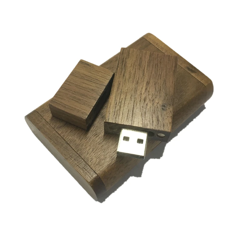Деревянная флип карта с квадратным логотипом на заказ USB 2 0 флеш накопитель|USB