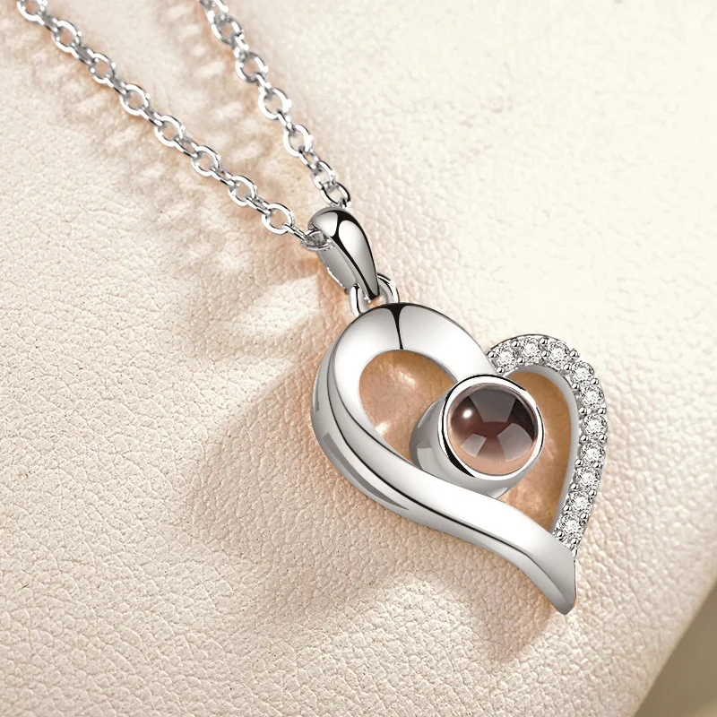 2019 новые подвески и ожерелья I love you ювелирные изделия сердце кулон для женщин