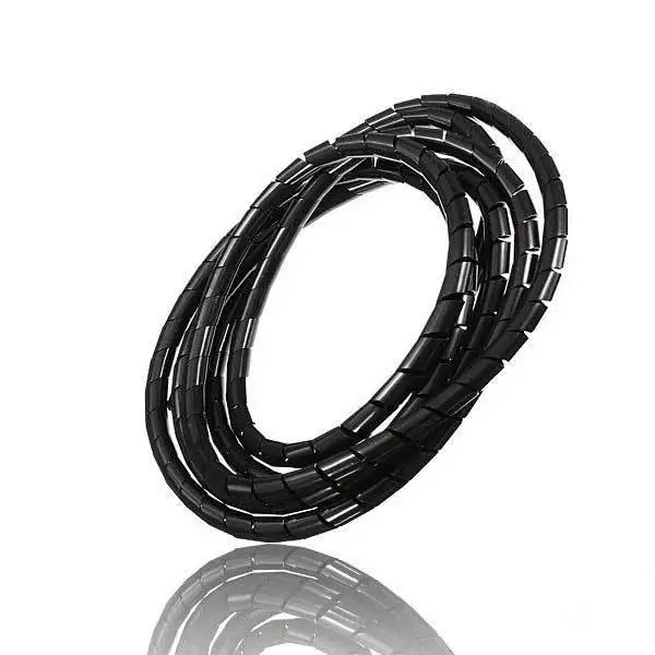 Clarkviller 2M Spiral Wire Wrap Tube Manage Cord for PC Computer Home Cable 6-60MM |