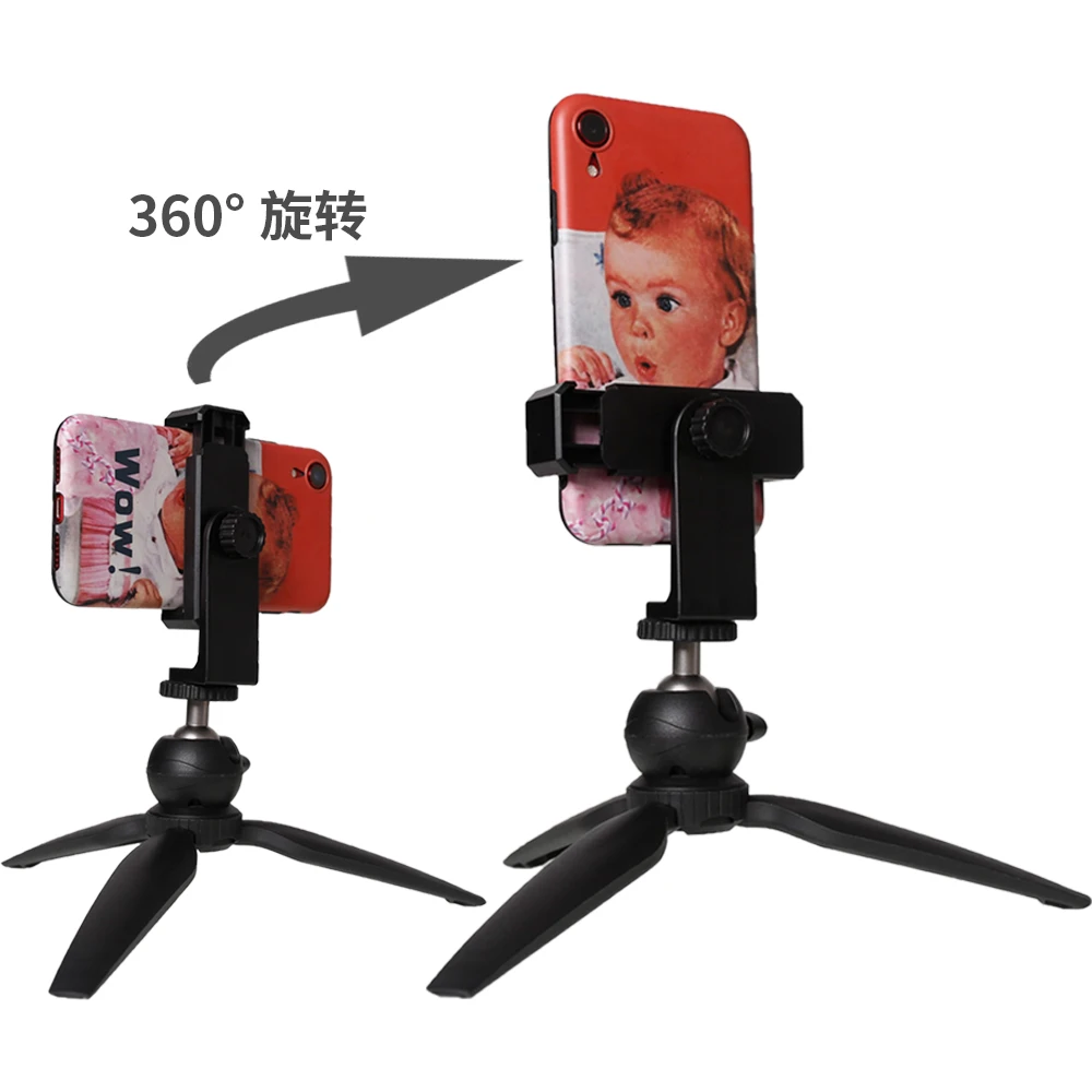 XILETU XS-20 Vlog Мини Гибкий Настольный штатив подставка для камеры смартфонов со съемной шаровой головкой