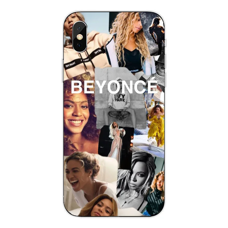 Для iPhone XR XS Max чехол Beyonce Pop Music singer мягкий TPU прозрачный для 5 5S SE 6 6s 7 8 Plus X