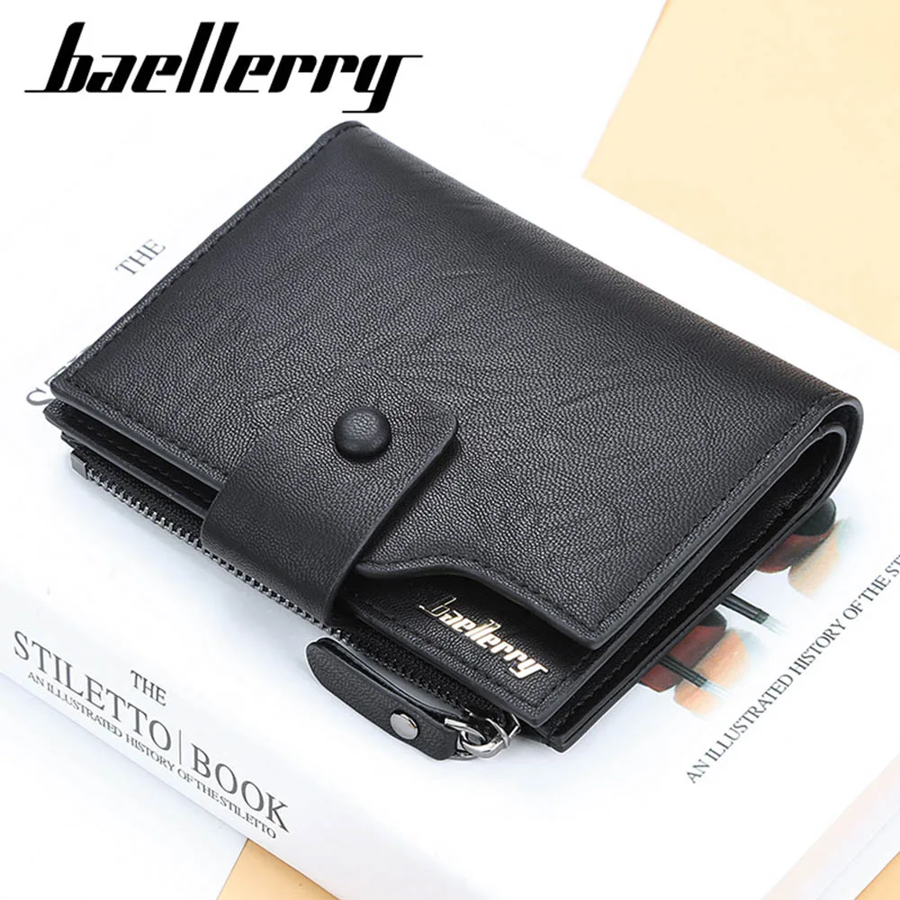 Кошелек Baellerry мужской кожаный на молнии с отделением для карт | Багаж и сумки