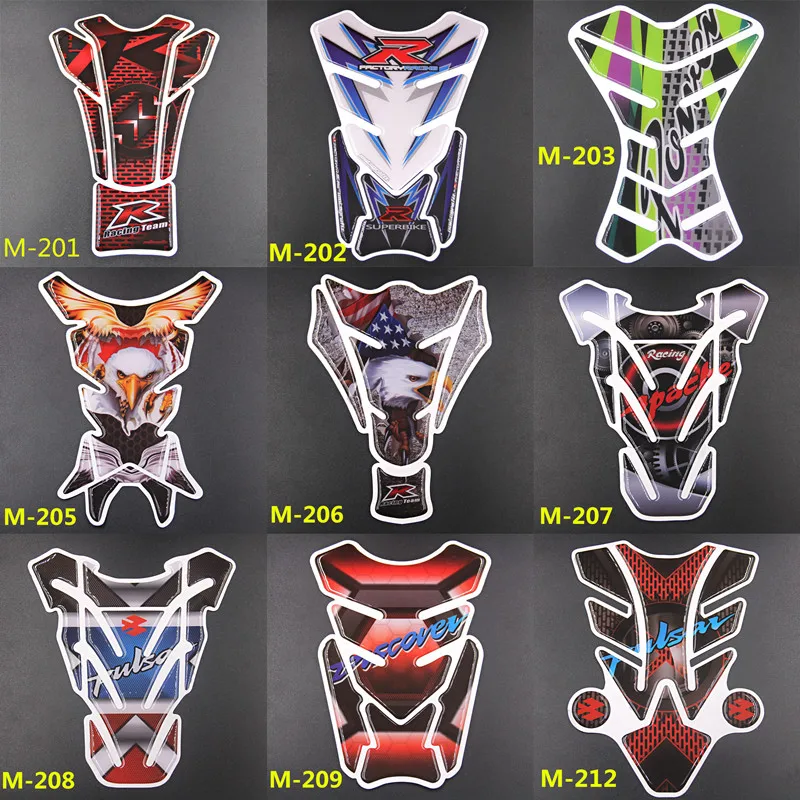 

Universal For BMW Honda Harley Yamaha Kawasaki BMW Suzuki Motorcycle Sticker Fuel Tank Pad Protector Cover Motorbike Decal